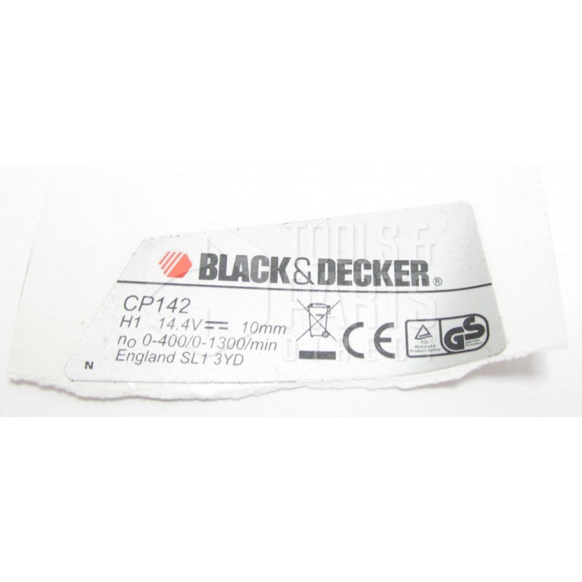Black & Decker 5101182-07 Replacement 14.4v Battery Charger - Part