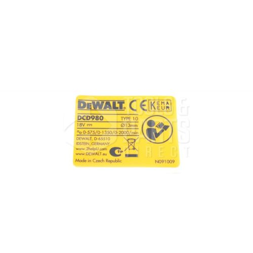 Dewalt dcd980 hot sale