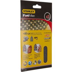 FATMAX STA39092 MESH 3x 80g Sheet, Multi Sander  Velcro