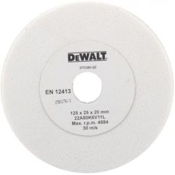 DeWalt DT3385 125mm x 25mm x 20mm MED White Aluminium Oxide Grinding & Honing Wheel
