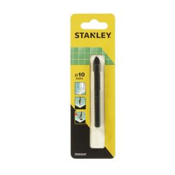 Stanley STA53247 Drill Bit, Tile & Glass 10mm Overall Length: 90
