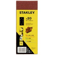 Stanley STA31338 SPARPACK Third Sheet Punched B&D 93x230mm Assorted 20 piece