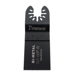 Spartacus Multi Tool BIM Plunge Cut Blade 34mm x 40mm Wood Plastic Metal Cutting