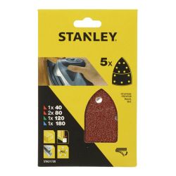 Stanley STA31730 Detail Sheets 40,80,120,180G - Fits Bosc