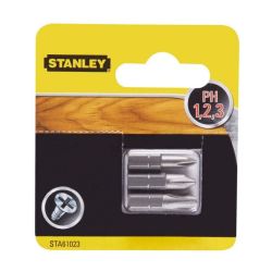 Stanley STA61023 BIT SCDR PH1, 2, 3 x 25mm