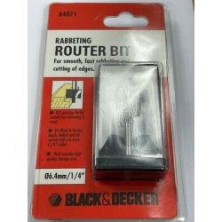 Black & Decker 1/4" A4071 6.4MM Router Bit