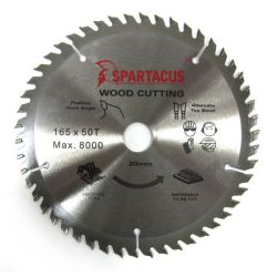 Spartacus 165 x 50T x 20mm Wood Cutting Circular Saw Blade
