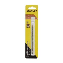 Stanley STA53023 Masonry Hex Shank  8mm Flute Length: 69 Overall Length: 127