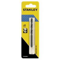 Stanley STA50065 Drill Bit, HSS-R   6mm Flute Length: 57 Overall Length: 93