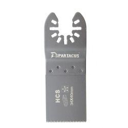 Spartacus Multi Tool Plunge Cut Blade 34mm x 40mm Wood & Plastic Cutting Packaged Single