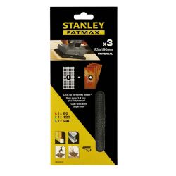 Stanley STA39047 1x 80g, 120g, 240g Sheet, Third 93x190, Velcro