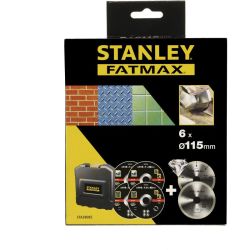 Stanley STA38085 Diamond & Bonded Disc Set 115mm