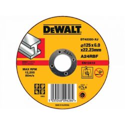 DeWalt DT42320 Metal Grinding Depressed Centre Angle Grinder Disc 125mm x 22.2mm