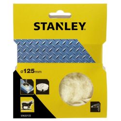 Stanley STA32122 Lambs Wood Polishing Bonnet, 125mm