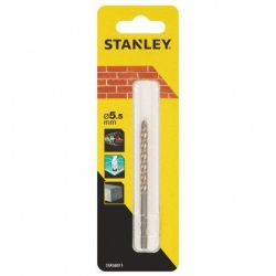 Stanley STA58011 Drill Bit, Hi Tech 5.5mm  Flute Length: 50 Overall Length: 85