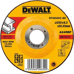 DeWalt DT42620 Metal Grinding & Cutting 230mm x 6mm x  22.2mm Disc