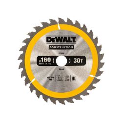 DEWALT DT1932 TCT Construction Circular Saw Blades 160mm x 20mm 30T