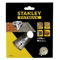 FATMAX STA38102 Diamond Cutting Blade: Dia 115mm  Segmen