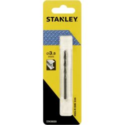 Stanley STA50030 Drill Bit, HSS-R   3.5mm Flute Length: 39 Overall Length: 70