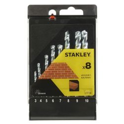 Stanley STA56040 Drill Bit Std Mas 3-10mm (1mm Incre)