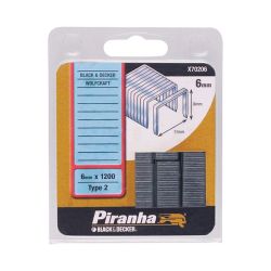 (NO LONGER AVAILABLE) X70206 Pack of 1200 6mm Flat Wire Staples