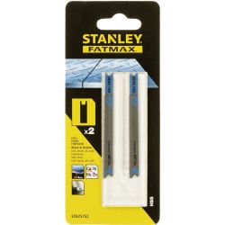 Stanley STA25752 Jigsaw Blades (2) Thin Metal