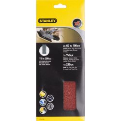 Stanley STA31086 HALF SHEET, Punched White Alox Asst