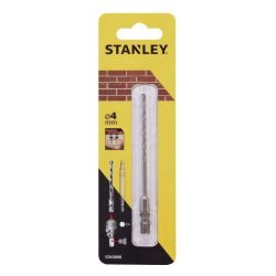 Stanley STA53008 Masonry Hex Shank  4mm Flute Length: 50 Overall Length: 101.6