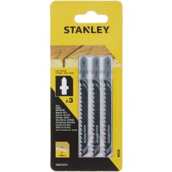 Stanley STA21073 Jigsaw Blade,T shank, Fast, HCS, Wood