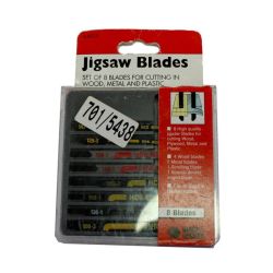 [NO LONGER AVAILABLE] Black & Decker A5023 Jigsaw Blades (8pc) Wood + Metal