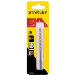 Stanley STA58000 Drill Bit, Hi Tech 6mm  Flute Length: 60 Overall Length: 100