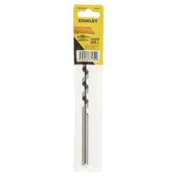 Stanley STA52095 Drill Bit, Auger 10mm Flute Length: 125 Overall Length: 200