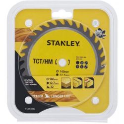 Stanley STA13005 Circ Saw Blade, TCT   140 x 12.7 x 32T