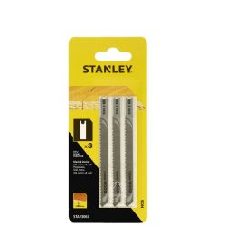 Stanley STA23063 100mm U Shank HCS Jigsaw Blades - Wood Cut