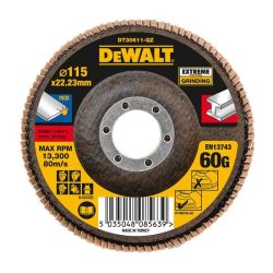 Dewalt DT30611 115mm x 22.2mm x 60 Grit Extreme Flap Disc