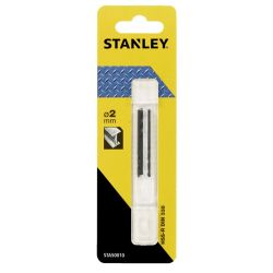 Stanley STA50010 Drill Bit, HSS-R   2mm Flute Length: 24 Overall Length: 49