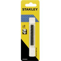 Stanley STA50020 Drill Bit, HSS-R   3mm Flute Length: 33 Overall Length: 61