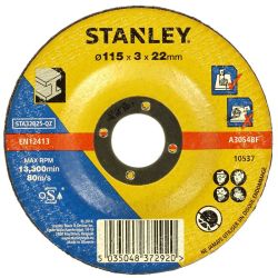 Stanley STA32025 115mm / 4.5" x 22mm x 3mm Angle Grinder Metal Cutting Disc