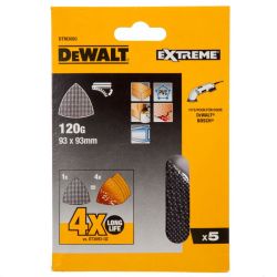 Dewalt DTM3093 Multi Tool Detail Sander Sheets 120 Grit 5 Pack