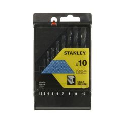 Stanley STA56030 Drill Bit HSS-R 1-10mm (1mm) Set