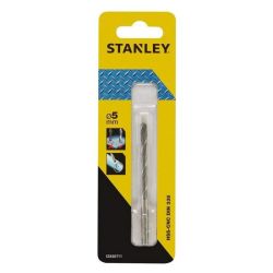 Stanley STA50711 Drill Bit HSS-CNC  5mm    Flute Length: 52 Overall Length: 86