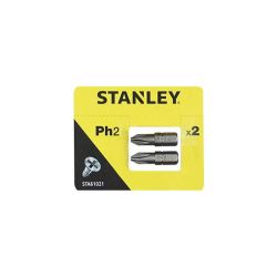 Stanley STA61021 BIT SCDR PH2 x 25mm x2