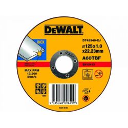 DeWalt DT42340 INOX Stainless Steel Thin Cutting Discs 125mm x 1.2 x 22.2mm