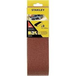 Stanley STA33106 SANDING BELTS - 75 x 457 100g