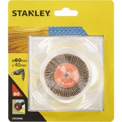Stanley STA34046 Alum. Oxide Flap Wheel 40x20 80g