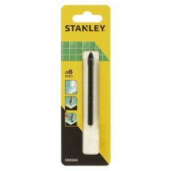 Stanley STA53242 Drill Bit, Tile & Glass 8mm Overall Length: 83