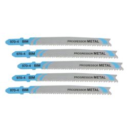 DeWalt DT2058 Pack of 5 HSS 100mm Progressor Metal Cutting Jigsaw Blades