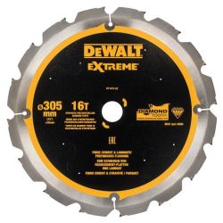 Dewalt Extreme PCD Fibre Cement Blade 305mm x 30mm x 16T