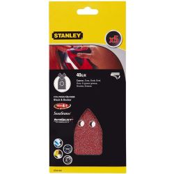 Stanley STA31432 MULTI SANDER Sheets, Quick Fit 40g