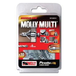 Black & Decker Molly Fixings Molly Multi 8mmx37mm x10 M100810